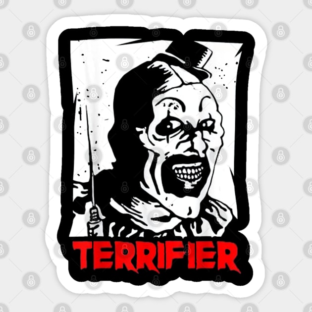 Art The Clown-Terrifier Sticker by Jusstea